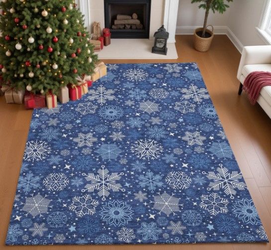 Dalyn™ Rug Company Merry & Bright MY25 Navy 5'x8' Area Rug-4