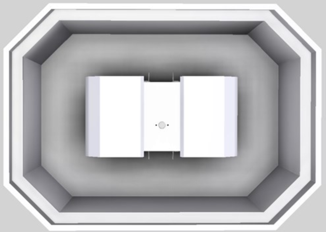 Vent-A-Hood® Designer Series 42" White Island Range Hood-2