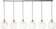 Harp & Finial® Luca Clear/Nickel Globes Large Chandelier-0