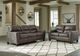 Signature Design by Ashley® Navi 2-Piece Smoke Sofa Set-3