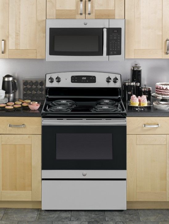 GE 1.6 Cu. Ft. Stainless Steel Over The Range Microwave GE 1.6 Cu. Ft. Stainless Steel Over The Range Microwave