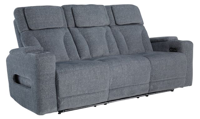 Signature Design by Ashley® Forest Lake Steel Power Reclining Sofa with Adjustable Headrest-0