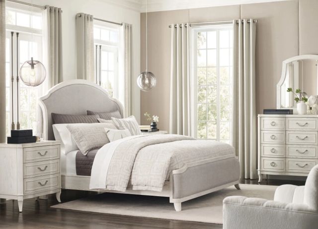 American Drew® Harmony Carlyn Eggshell California King Upholstered Panel Bed-1
