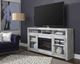 Aspenhome® Avery Loft Limestone Highboy Fireplace Console-2