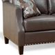 Campio Furniture Legacy Leather Kaden Dark Gray Sofa-1