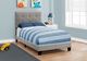 Monarch Specialties Inc. Grey Linen Twin Bed-1