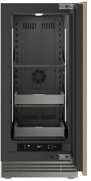 U-Line®  Home Collection 15" 2.8 Cu. Ft. Panel Ready Beverage Center with Glass Door-4