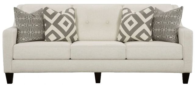 Fusion Furniture Sugarshack Glacier White Sofa-0