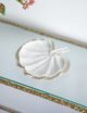 A & B Home Palmetto White Decorative Plate-3
