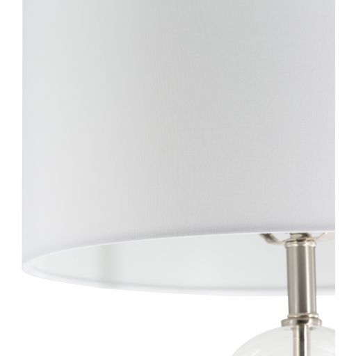 Surya Carthage White Glass Table Lamp-2