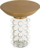 TOV Furniture Bubble Glass/Brass Side Table-1