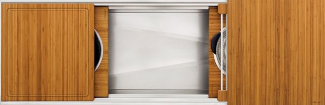 The Galley® Natural Golden Bamboo Ideal ThinTop™ Workstation® 5S-0