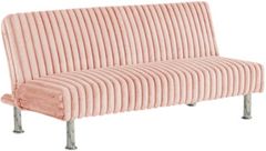 Furniture of America® Hinwil Pink Futon Sleeper Sofa