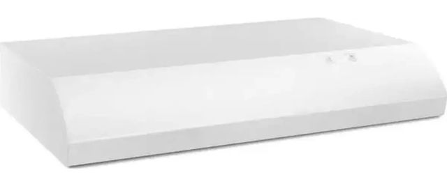 Whirlpool® 30" White Wall Mounted Range Hood with FIT System-1