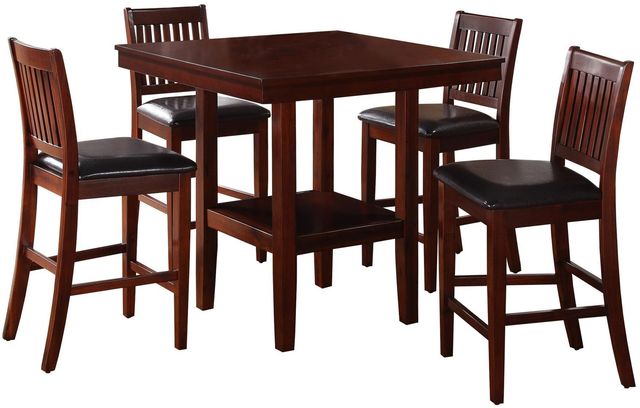 Mazin Furniture Galena 5 Piece Counter Height Table Set-0