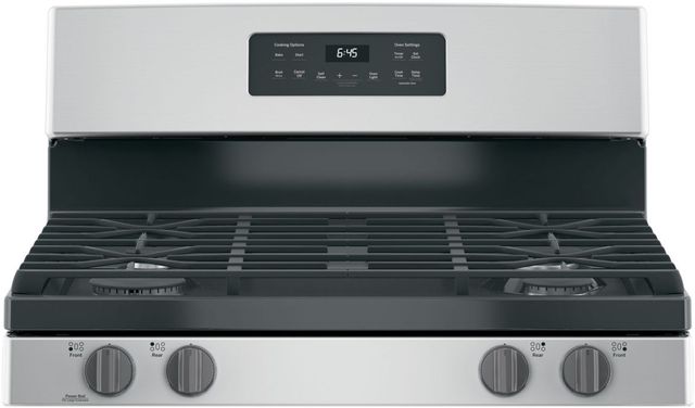 GE® 30" Stainless Steel Freestanding Gas Range-3