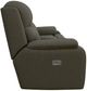 La-Z-Boy® Dorian Smoke Power Reclining Loveseat with Console, Headrest, and Lumbar-2