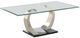 Coaster® Pruitt 3-Piece Tempered Glass Top Occasional Table with Black/Satin Silver Base Set-2