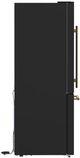 FORNO® Milano 62 in. 34.4 Cu. Ft. Black Bottom Freezer Refrigerator-5