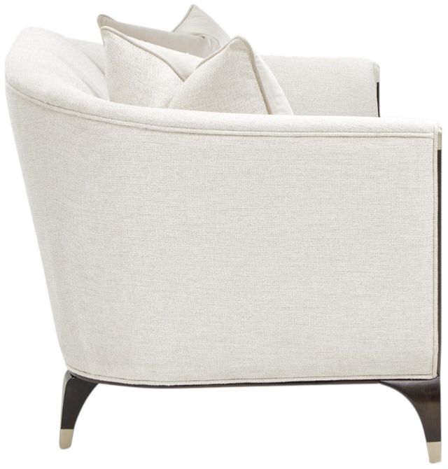 Michael Amini® Paris Chic Cremini Espresso Loveseat-2