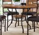 Bernards Stockton Brown/Dark Brown Casual Dining Table-1