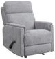 Flexsteel® Meet Your Perfect Match Compact Moon Gray Manual Gliding Recliner-0