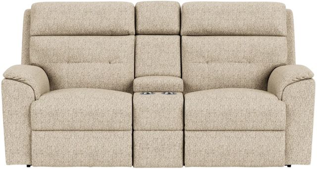 Flexsteel® Customizable Mason Manual Reclining Loveseat with Console-1