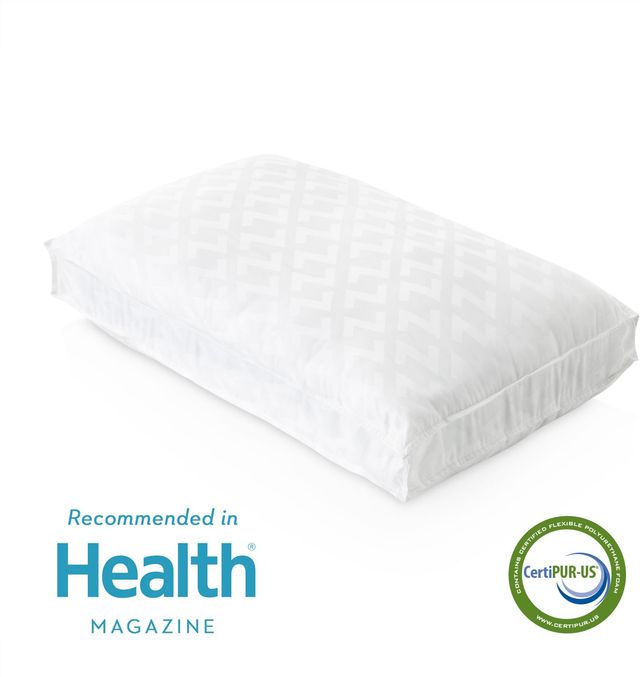 Malouf® Z™ Gel Convolution™ Low Loft King Pillow-1