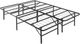 Sleeptone® Black Queen Foldable Storage Bed Frame-0
