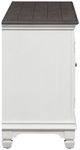 Liberty Furniture Allyson Park Charcoal/Wirebrushed White 66" TV Console-3