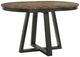 Intercon Harper Pecan Top Round Counter Table with Brushed Brown Base-0