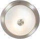 YHD Satin Nickel 1-Light Flush Mount Lighting-3