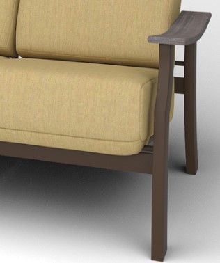 Telescope Casual St. Catherine MGP Cushion Loveseat with MGP Rustic Arms-1
