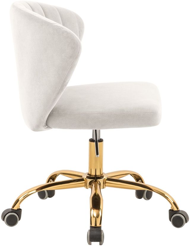 Meridian Furniture Finley Cream Office Chair-2