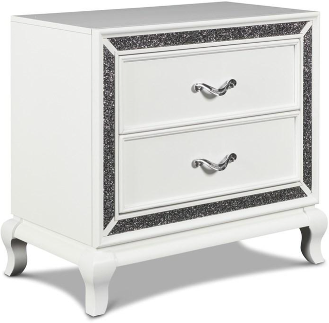 New Classic® Home Furnishings Park Imperial White Nightstand-0