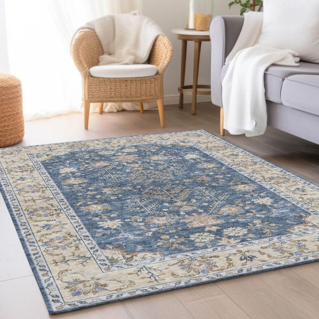 Dalyn™ Rug Company Hatay HY9 Blue 5'x8' Area Rug-4