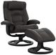 Fjords® Customizable Mustang R Classic Comfort Small Manual Reclining Chair with Footstool-4
