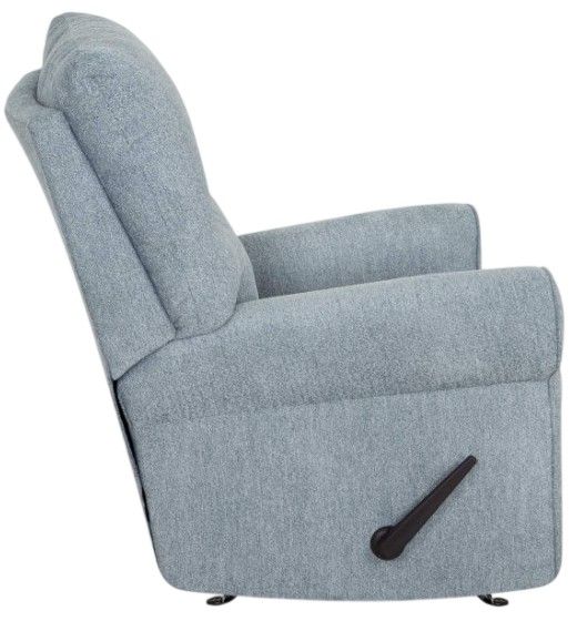 Franklin™ Morgan Cakepop Chambray Manual Rocker Recliner-4