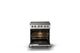 Viking® 5 Series 30" Pure White Pro Style Induction Range with Polished Chrome Trim-1