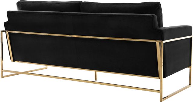 Meridian Furniture Mila Black Velvet Sofa-2