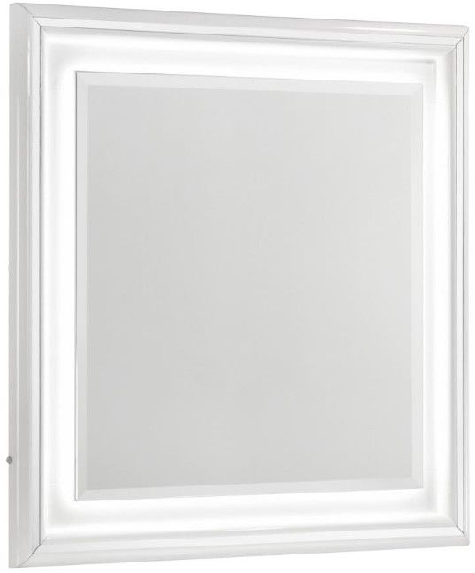 Coaster® Cassia White High Gloss Dresser Mirror-0