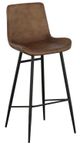 Fairfield® Nadia Brown/Matte Black Bar Stool-0