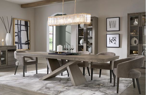Parker House® Pure Modern Black/Moonstone Dining Chair-3