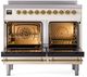 Ilve® Nostalgie II Series 40" Antique White Pro Style Induction Range-1