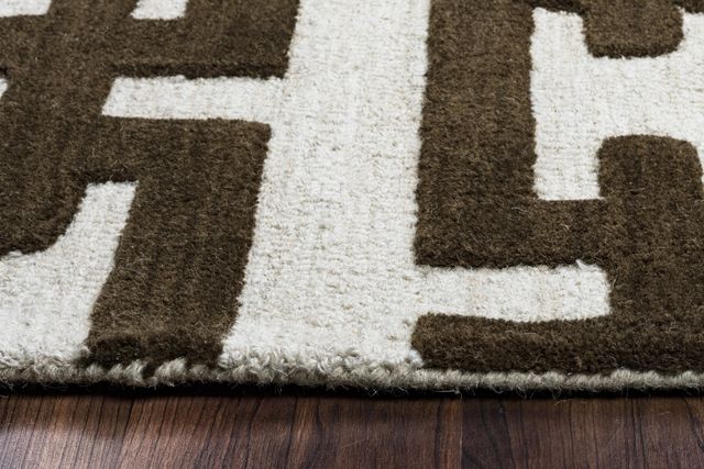 Rizzy Home Caterine Off White 5' x 8' Rug-4