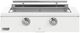 Caliber™ Rockwell Social 2-Burner Matte White Built-In Liquid Propane Grill with Polished Chrome Hardware-0