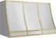 Zephyr Designer Collection 48" Polished Gold Forte Hood Banding Kit-3