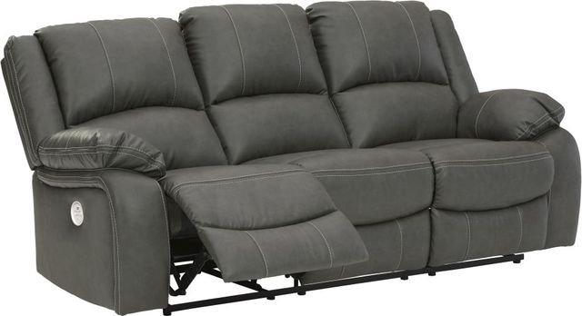 Signature Design by Ashley® Calderwell Gray Power Reclining Sofa-1