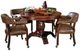 Steve Silver Co.Tournament 5-Piece Medium Cherry Game Table Set-0