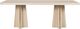 Modus Furniture Zinnia White Sand Double Pedestal Dining Table-2